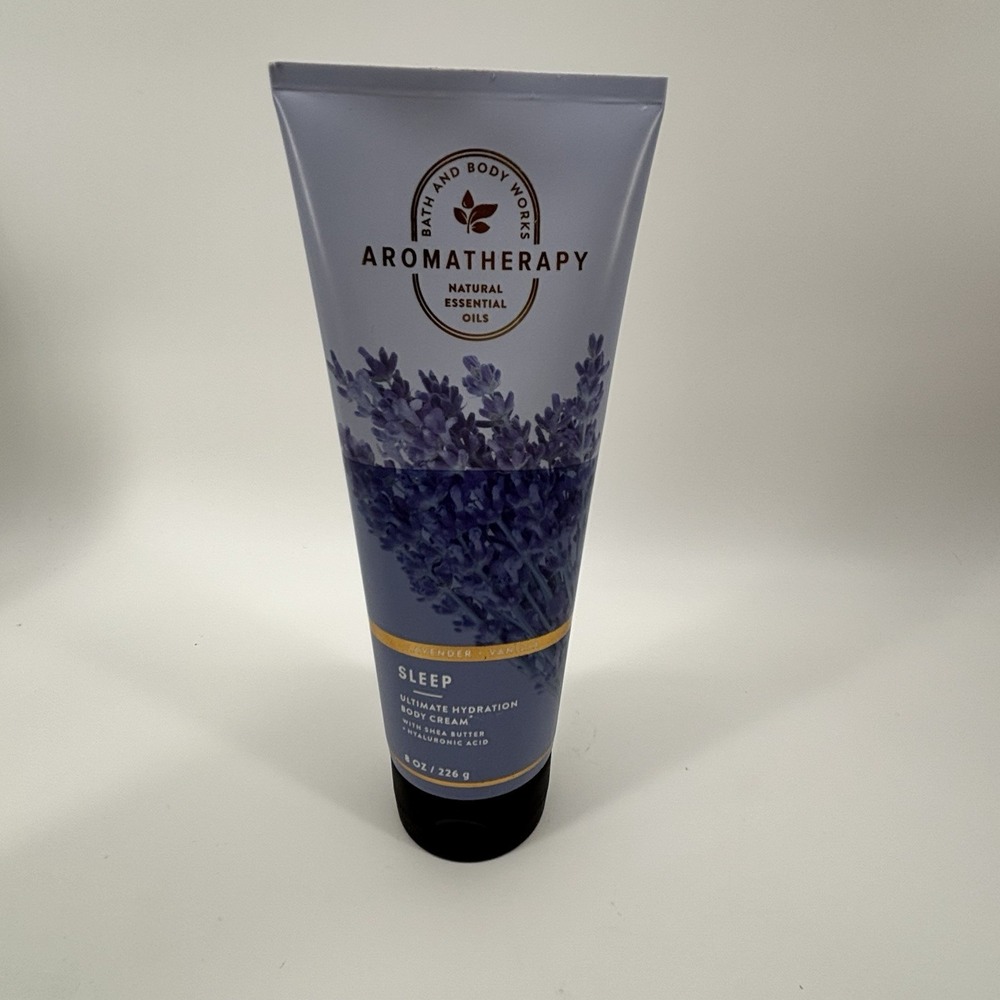 Bath & Body Works Aromatherapy Sleep Lavender & Vanilla Body Cream Lotion 8 oz